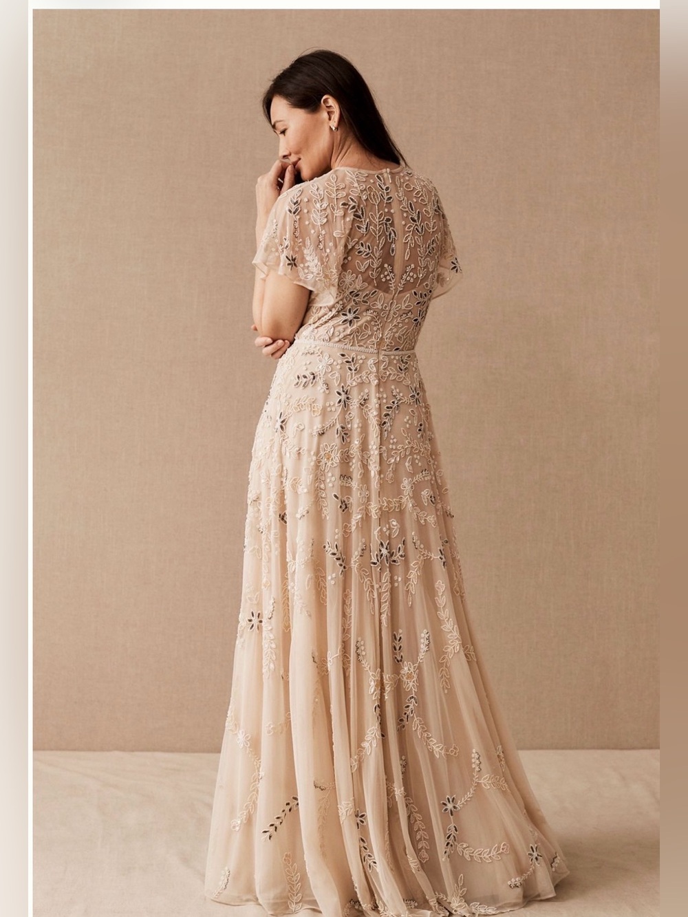 BHLDN x Mac Duggal Evonna Dress Gown US 6 / UK 10 NWT - Picture 3 of 7